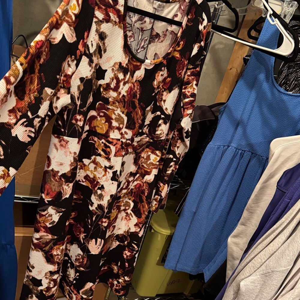 Floral Long Sleeve Dress